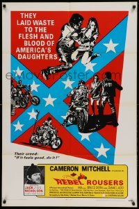 5t715 REBEL ROUSERS 1sh '70 Jack Easy Rider Nicholson, Bruce Dern, Cameron Mitchell, bikers!