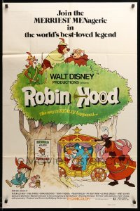 5t731 ROBIN HOOD 1sh '73 Walt Disney's cartoon version, the way it REALLY happened!