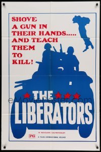 5t749 LIBERATORS 1sh 1972 George Hilton & Klaus Kinski in World War II, cool tank art!