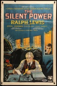 5t788 SILENT POWER 1sh '26 anti-capital punishment, high tension electric thrills, stone litho!