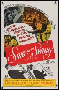 5t793 SING & SWING 1sh '64 love it up, laugh it up, love it up with the swinging generation!