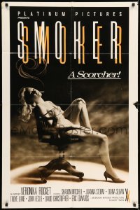 5t803 SMOKER 1sh '83 super sexy smoking Sharon Mitchell is a scorcher!