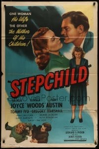 5t830 STEPCHILD 1sh '47 Brenda Joyce, the other mother of his children used hate to steal his love