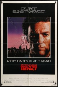 5t841 SUDDEN IMPACT 1sh '83 Clint Eastwood is at it again as Dirty Harry, great image!