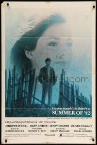 5t848 SUMMER OF '42 1sh '71 in everyone's life there's a summer like this, Jennifer O'Neill!