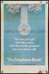 5t869 TELEPHONE BOOK 1sh '71 greatest obscene phone call, written & directed by Nelson Lyon!