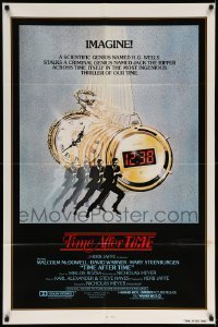5t894 TIME AFTER TIME int'l 1sh '79 Malcolm McDowell as H.G. Wells, David Warner as Jack the Ripper!