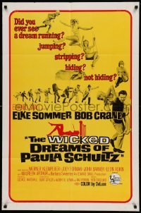 5t974 WICKED DREAMS OF PAULA SCHULTZ 1sh '68 super sexy near-naked Elke Sommer!