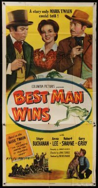 5w286 BEST MAN WINS 3sh '48 The Celebrated Jumping Frog of Calaveras County by Twain!