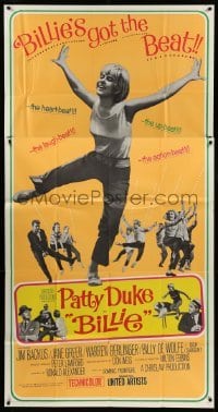 5w296 BILLIE 3sh '65 Patty Duke's got the beat, Jim Backus, Jane Greer, great montage!