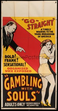 5w464 GAMBLING WITH SOULS 3sh '36 a timely warning to the young womanhood of America, rare!