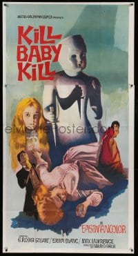 5w576 KILL BABY KILL 3sh R69 Mario Bava's Operazione Paura, creepy porcelain doll with knife!
