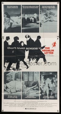 5w584 KREMLIN LETTER 3sh '70 John Huston, using young girls to blackmail Soviet Intelligence!