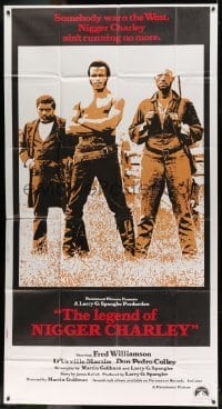 5w607 LEGEND OF NIGGER CHARLEY int'l 3sh '72 slave to outlaw Fred Williamson ain't running no more!