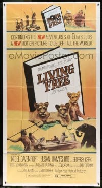5w620 LIVING FREE 3sh '72 written by Joy Adamson, Elsa the Lioness was Born Free!