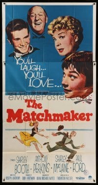 5w655 MATCHMAKER 3sh '58 Shirley Booth, Shirley MacLaine, Anthony Perkins, Paul Ford