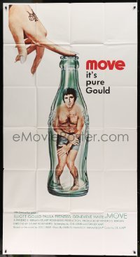 5w676 MOVE int'l 3sh '70 best Elliott Gould in Coke bottle art, it's got a lot to give & it's kinky!