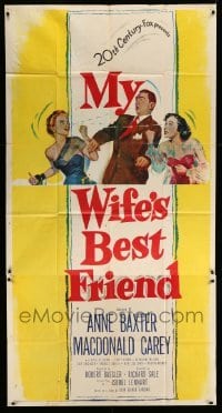 5w688 MY WIFE'S BEST FRIEND 3sh '52 Macdonald Carey, Catherine McLeod & sexy Anne Baxter!