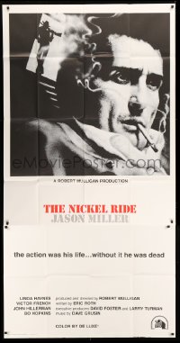 5w700 NICKEL RIDE int'l 3sh '74 smoking Jason Miller would be dead without the action in his life!