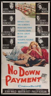 5w705 NO DOWN PAYMENT 3sh '57 Joanne Woodward, daring art of unfaithful sexy suburban couple!