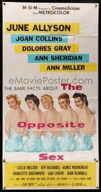5w735 OPPOSITE SEX 3sh '56 sexy June Allyson, Joan Collins, Dolores Gray, Ann Sheridan, Ann Miller