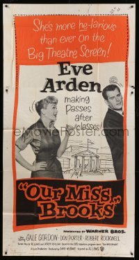 5w737 OUR MISS BROOKS 3sh '56 hilarious school teacher Eve Arden is making passes after classes!