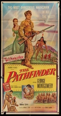 5w755 PATHFINDER 3sh '52 George Montgomery was the most dangerous marksman in all the West!