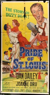 5w778 PRIDE OF ST. LOUIS 3sh '52 Dan Dailey as Cardinals baseball player Dizzy Dean!