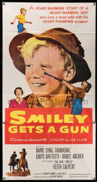 5w851 SMILEY GETS A GUN 3sh '59 heart-warming Aussie boy is the new Smiley, with Chips Rafferty!