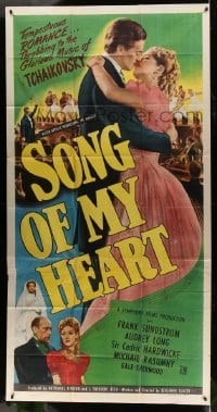 5w865 SONG OF MY HEART 3sh '48 romantic biography of Russian composer Tchaikovsky!