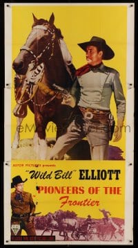 5w976 WILD BILL ELLIOTT 3sh '50s cool cowboy western images, Pioneers of the Frontier!