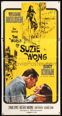 5w988 WORLD OF SUZIE WONG 3sh R65 William Holden was the first man that Nancy Kwan ever loved!