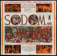 5w219 SODOM & GOMORRAH 6sh '63 Robert Aldrich, Pier Angeli, different photographic scenes!