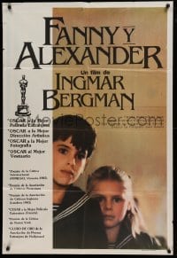 5w052 FANNY & ALEXANDER Argentinean '83 Pernilla Allwin, Bertil Guve, Ingmar Bergman classic!
