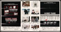 5w015 GORKY PARK 1-stop poster '83 William Hurt, Lee Marvin, William Hurt, printed in 3 sections!