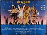 5w013 WIZ int'l Spanish language subway poster '78 Diana Ross, Michael Jackson, Wizard of Oz!