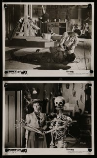 5x919 HOUSE OF WAX 2 8x10 stills R70s Charles Bronson, Kirk, great horror images!