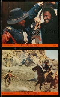 5x138 OUTLAW JOSEY WALES 2 8x10 mini LCs '76 great images of rough & bearded Clint Eastwood!