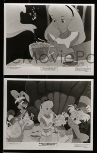 5x321 ALICE IN WONDERLAND 8 8x10 stills R74 Walt Disney Lewis Carroll classic, wonderful images!
