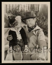 5x876 ANDY HARDY MEETS DEBUTANTE 2 8x10 stills '40 Mickey Rooney with little kid, Ann Rutherford!