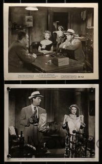 5x204 BORDERLINE 12 8x10 stills '50 film noir, Jose Torvay, Fred MacMurray & Claire Trevor!