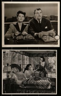 5x795 DESIGN FOR SCANDAL 3 8x10 stills '41 images of Walter Pidgeon & Rosalind Russell, Her Honor!