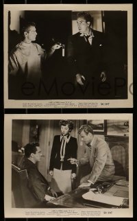 5x693 D.O.A. 4 8x10 stills '50 great images of Edmond O'Brien & Pamela Britton, classic noir!