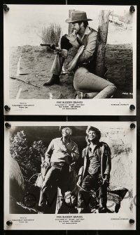 5x481 FIVE BLOODY GRAVES 6 8x10 stills '70 most sadistic and sensual slaughter West ever witnessed!