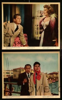 5x016 HELL ON FRISCO BAY 9 color 8x10 stills '56 Alan Ladd, Edward G. Robinson, Joanne Dru