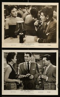 5x182 HONG KONG CONFIDENTIAL 14 8x10 stills '58 Allison Hayes, spy Gene Barry in Asia!