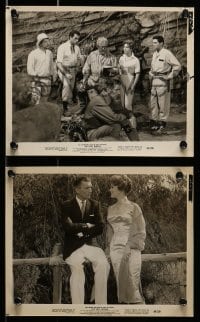 5x424 LOST WORLD 7 8x10 stills '60 Michael Rennie, Claude Rains, St. John, Hedison!