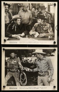 5x632 MARSHAL OF RENO 5 8x10 stills '44 western cowboy Wild Bill Elliot, poker gambling!