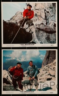 5x044 MOUNTAIN 8 color 8x10 stills '56 mountain climber Spencer Tracy, Claire Trevor, Robert Wagner