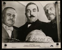 5x950 MURDER ON THE ORIENT EXPRESS 2 8x10 stills '74 Agatha Christie, Finney as Poirot, Balsam!